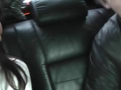 Youthful student fuck in the car tube porn video