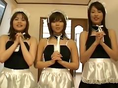 Japanese maid enjoying tasty cock tube porn video