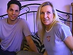 Slim blonde milf gets her pussy and ass drilled doggy style tube porn video