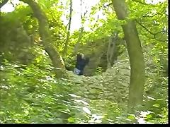 Granny Witch Fucks in the Woods tube porn video