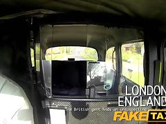 FakeTaxi: Delightful blond in sex bribe tube porn video