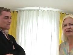 Steve Q enjoys banging with slim mature blonde Bianca T tube porn video