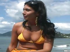 Bikini tanlines of this Brazilian milf look so hot tube porn video