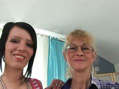Wild old vs young lesbian sex with Beata and Medlin tube porn video