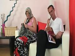 Old man with granny and teen tube porn video