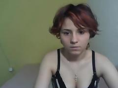 Strip and masturbation on webcam tube porn video