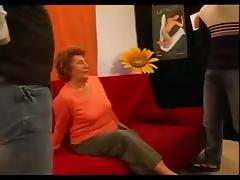 Granny Martha with 2 allies. tube porn video