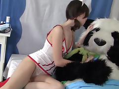 Agreeable nurse cures Panda using sexy sex tube porn video