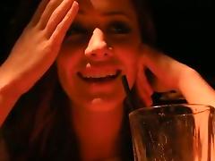 All night long drinking in the bar with Elle tube porn video