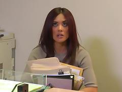 Kaylani Lei Blows this Guy and Fucks in the Office! tube porn video