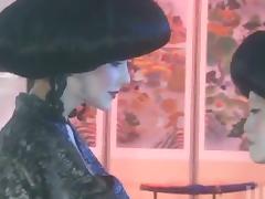 Two chicks in Japanese costumes go wild tube porn video