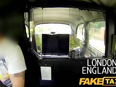 FakeTaxi: Excited juvenile swingers in taxi cab 3some tube porn video