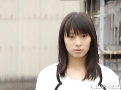 Hana Haruna the office chick gets banged in a subway train tube porn video