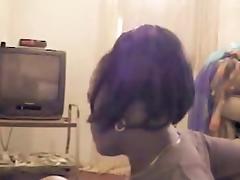 Ebony Wife sucking cock tube porn video