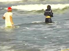 Mina Kozina Asian doll has hardcore sex on the beach tube porn video