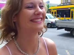 Cock pleasing in public tube porn video