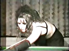 1980s? Amateur Stripper Gang Bang in Snooker Hall tube porn video