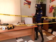 Sexy Police Officer Fucked Hardcore style tube porn video