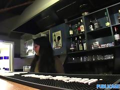 PublicAgent: Sexy barmaid closes for sex tube porn video
