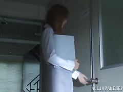 Frisky Japanese teacher Manami Suzuki in hardcore session tube porn video