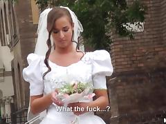 Rejected Bride Gets In A Car And Blows A Complete Stranger POV tube porn video
