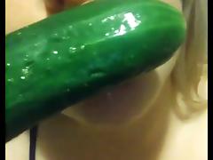 Cass - cucumber fun tube porn video