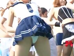 Hot Japanese girls enjoy plenty of cum tube porn video