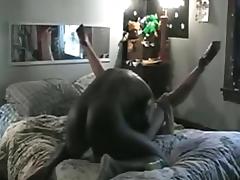 Lascivious Wench In Heels Craves Dark Weenie Creampie tube porn video