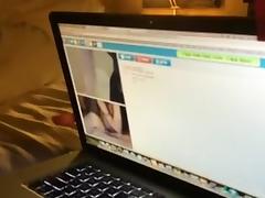 My wife getting off on livecam 4-1-14 tube porn video
