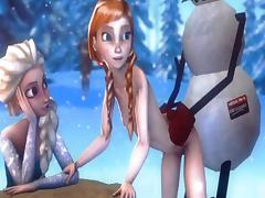Elsa and Anna 3D sex compilation (Frozen) tube porn video