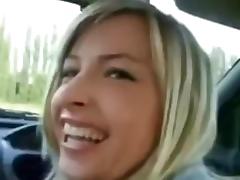 Favourable mate getting sucked in the car tube porn video