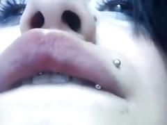 Kinky cutie posing on webcam tube porn video