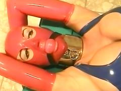 Extremely busty babe in latex gets tortured tube porn video