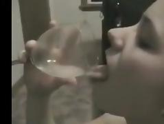 Glasses of Cum - What I'm Dying to Do (eat, drink, swallow) tube porn video