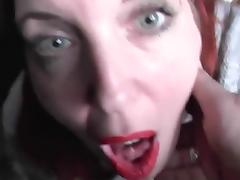 Redhead german MILF dogging tube porn video