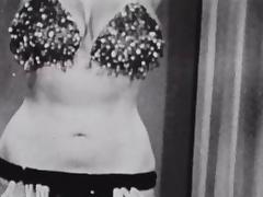 HOURGLASS TEASE - vintage curvy burlesque nylons tube porn video