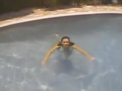 Underwater gf having pleasure with fresh camera tube porn video