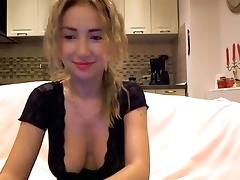 Sexy Blonde Strips And Toys On Cam tube porn video