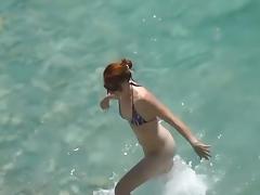Voyeur on public beach sex tube porn video