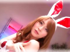 cosplay bunny sucks his cock tube porn video